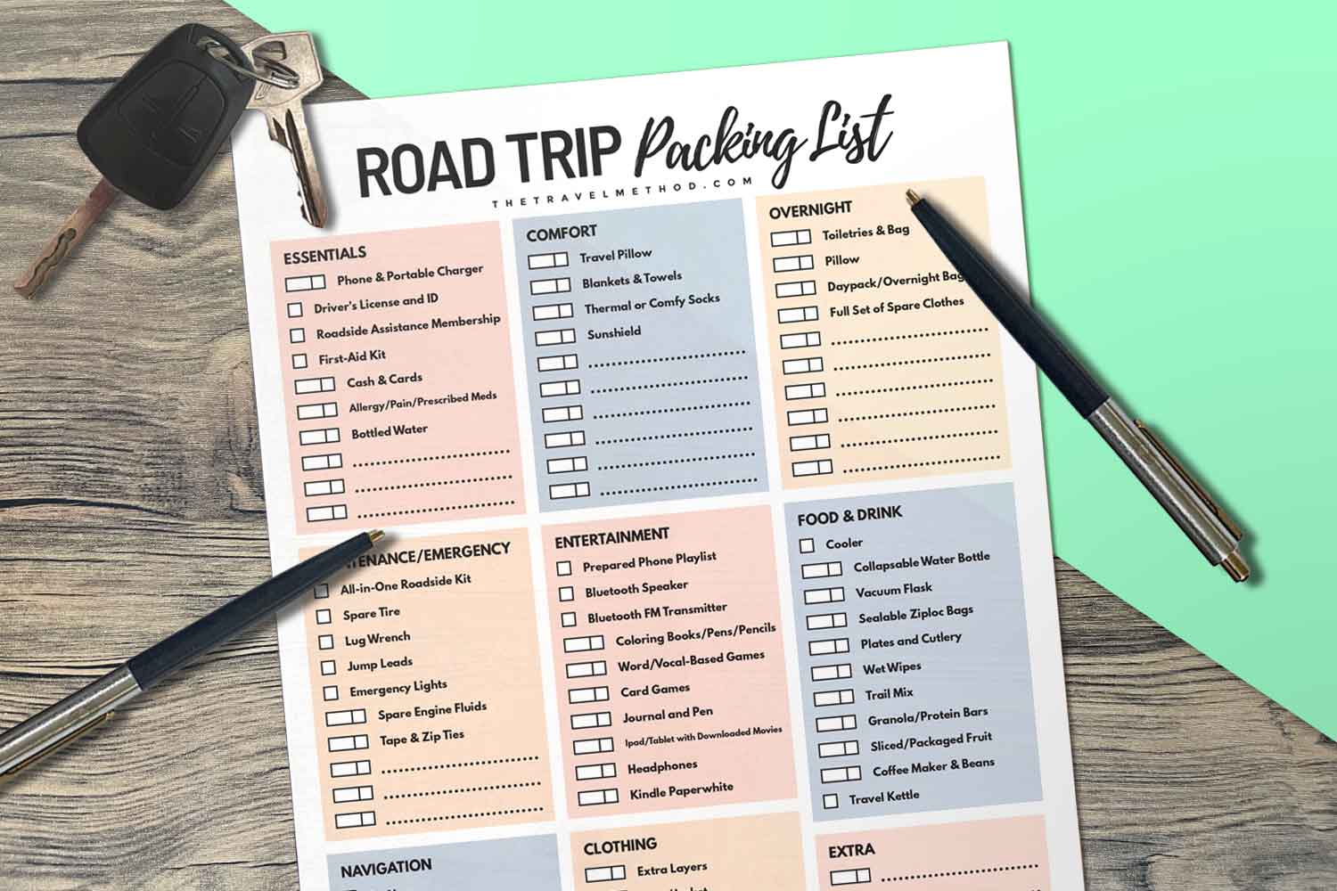 55 Essential Road Trip Packing List Items [2023] (inc FREE PDF Checklist!)