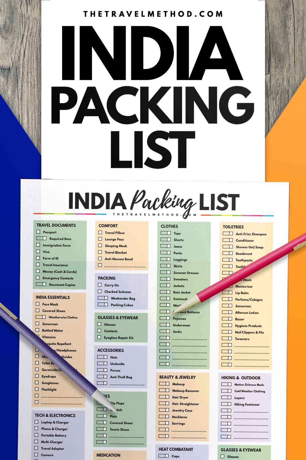 The Ultimate India Packing List (with Tips) You Can Download Today